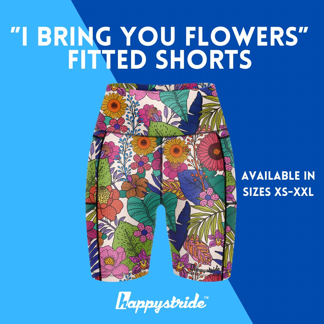 I BRING YOU FLOWERS FITTED SHORTS AN 