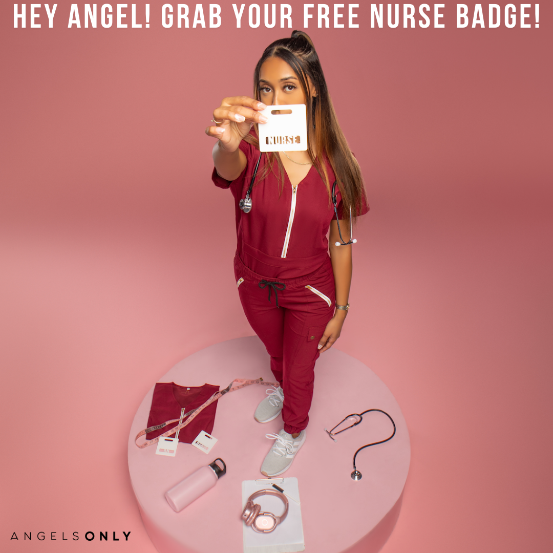 📞Calling all NURSES!🏥❤️ Enjoy a FREE Nurse badge with any